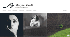 Desktop Screenshot of maryamzandi.com